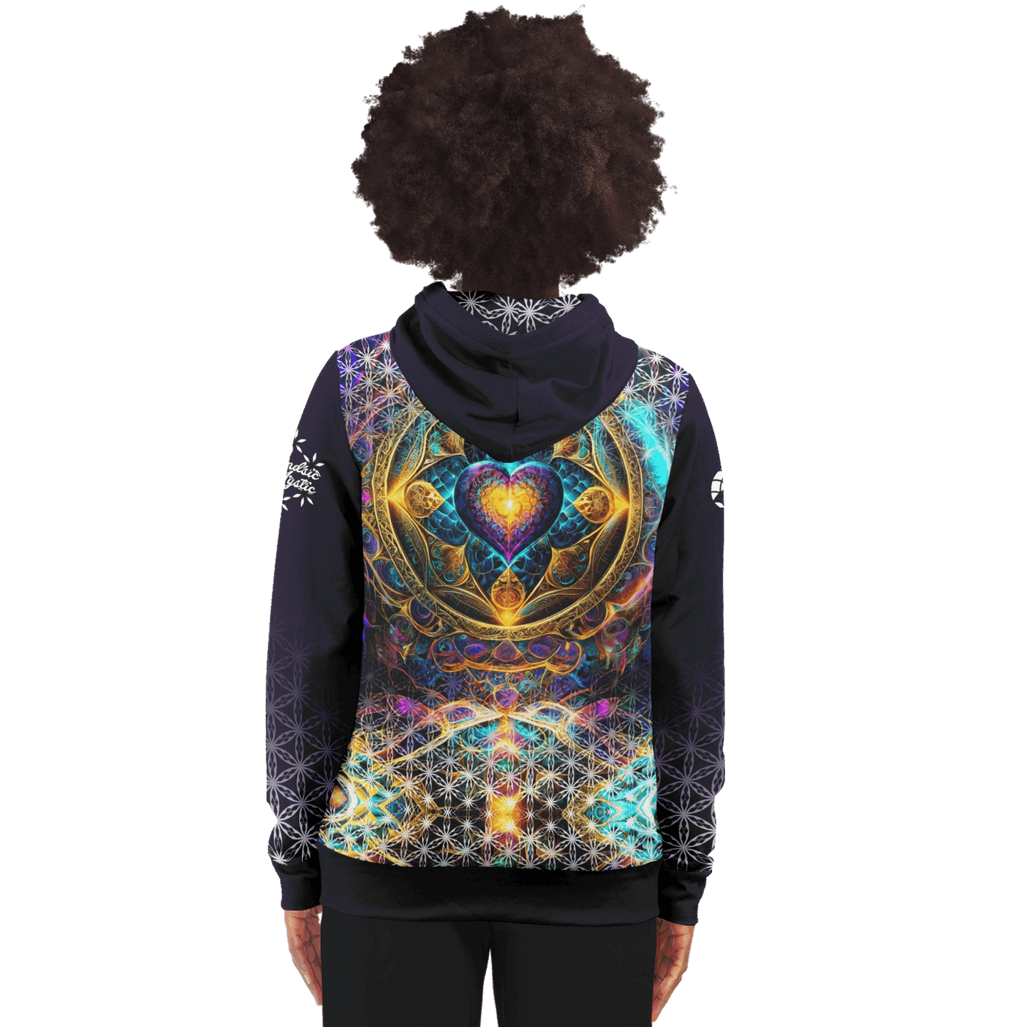 Mystic Euphony - Fashion Zip-Up Hoodie - AOP