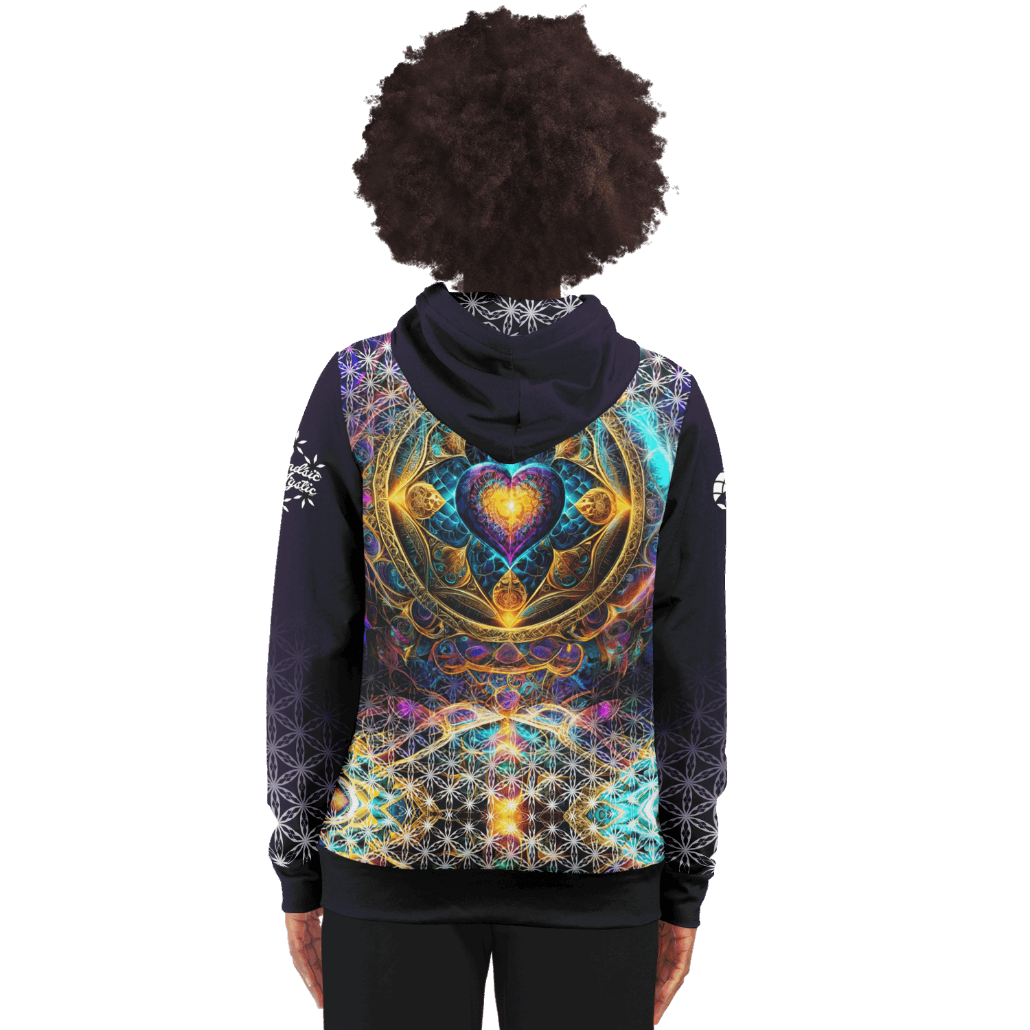 Mystic Euphony - Fashion Zip-Up Hoodie - AOP