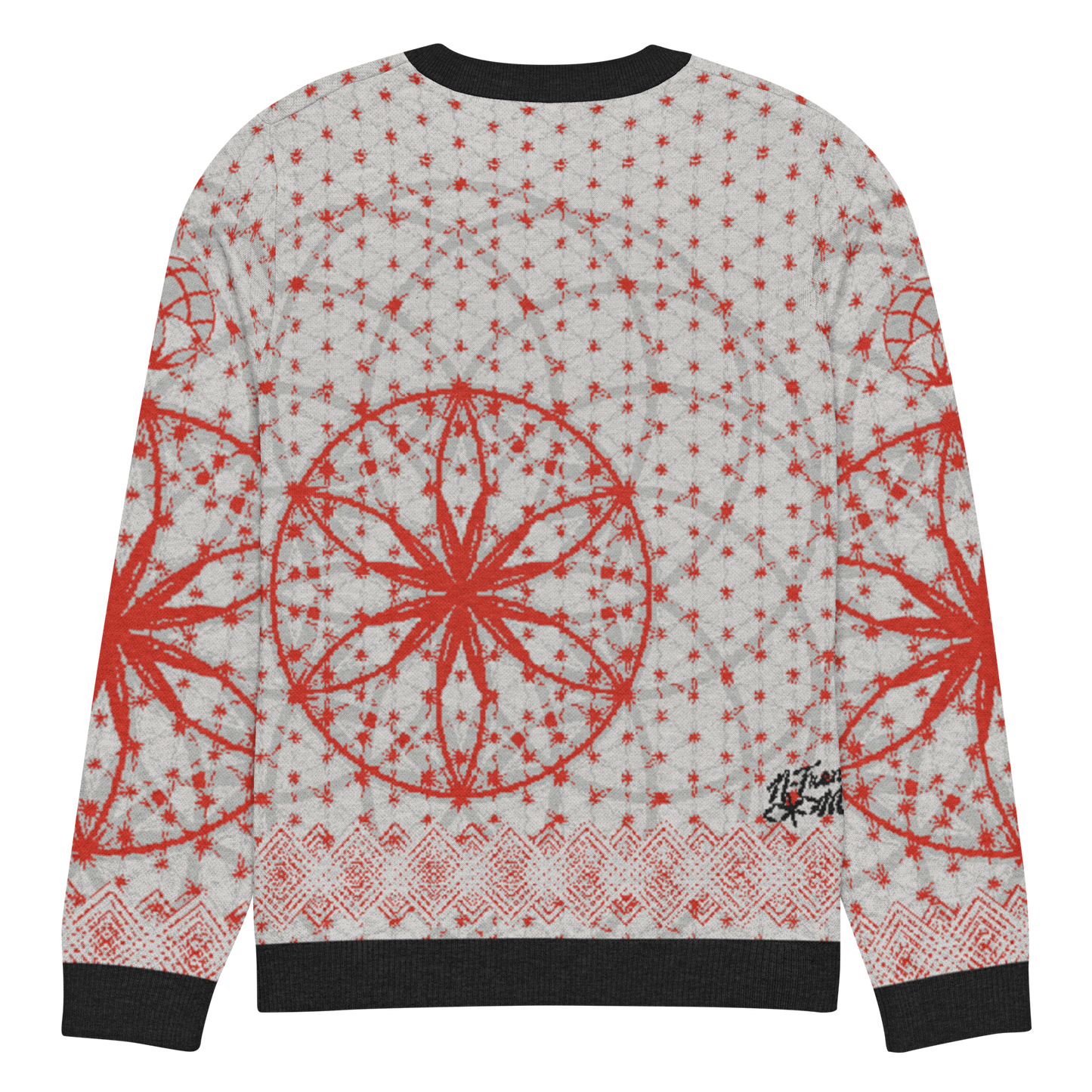 Red Prima Mystica - Knitted Crew Neck Sweater