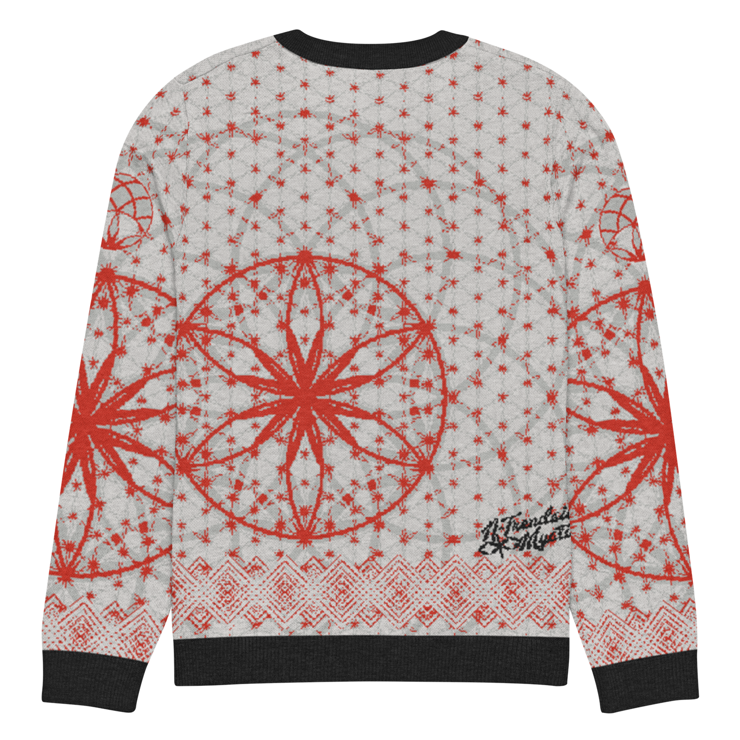 Red Prima Mystica - Knitted Crew Neck Sweater