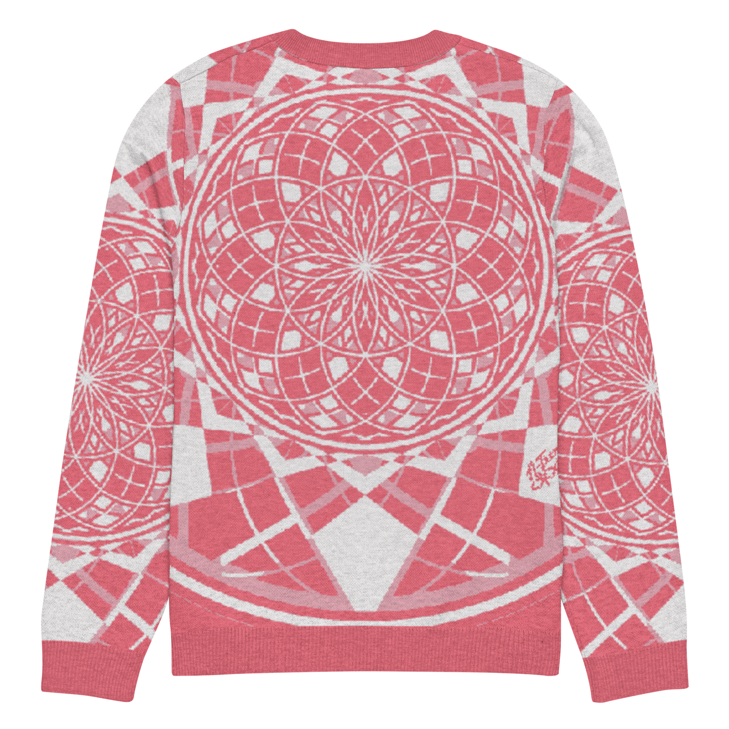 Mystic RedRose - Knitted Crew Neck Sweater