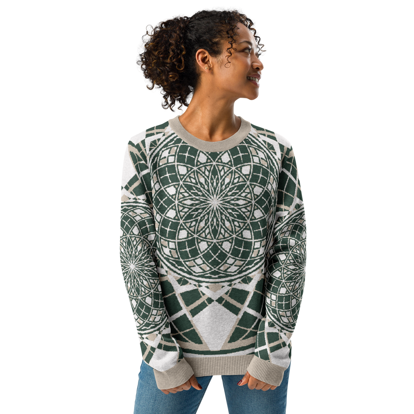 Mystic EarthTone - Knitted Crew Neck Sweater