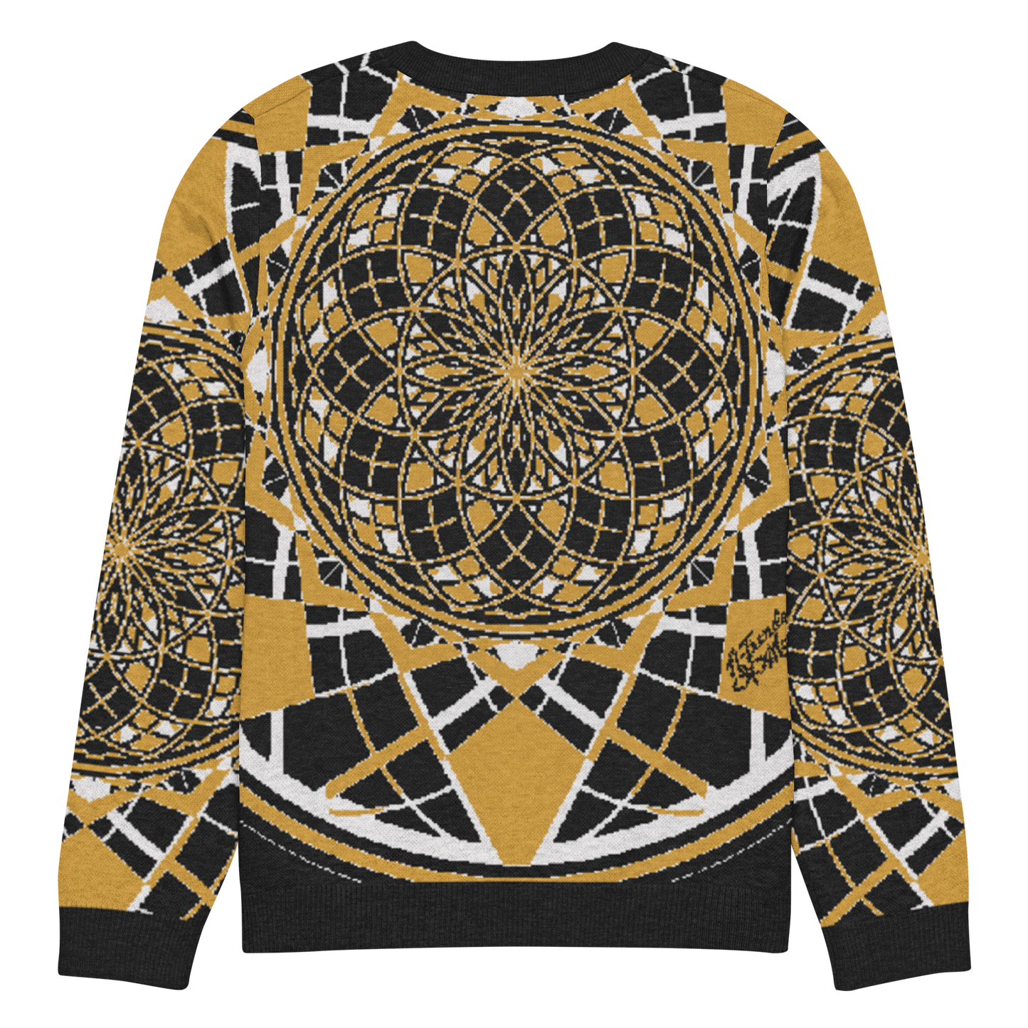 Mystic Mustard Charlie - Knitted Crew Neck Sweater