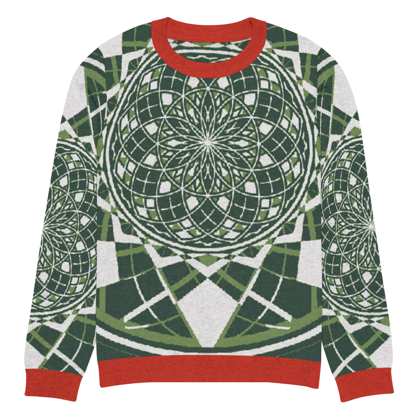 Pull ras du cou en tricot Mystic Candy Cane