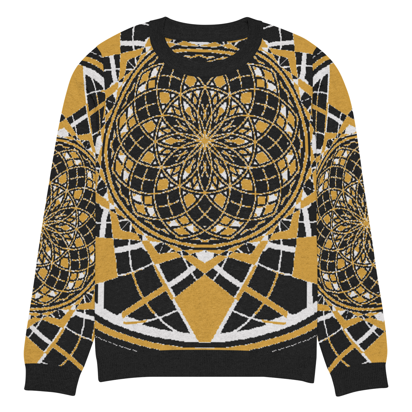 Mystic Mustard Charlie - Knitted Crew Neck Sweater