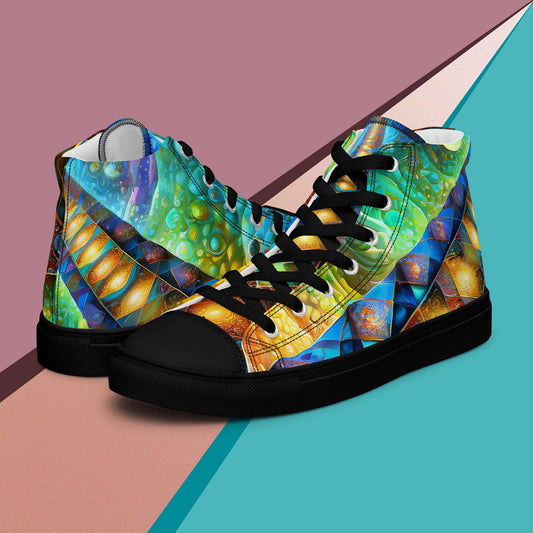 Mystic Shoe-1 - Women’s high top canvas shoes